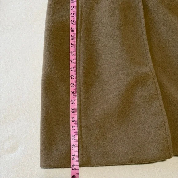 Vince Camuto Tan Trench Coat with Faux Fur Collar - Picture 6 of 6